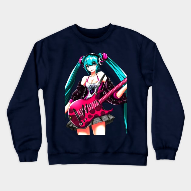 hatsune miku Crewneck Sweatshirt by ilhamnug66